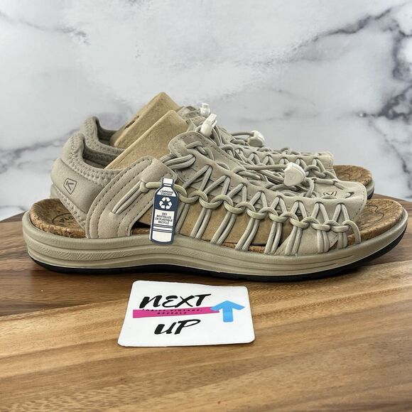 Keen Men’s Uneek II Open Toe Taupe Sport Summer Water Hiking Sandals size 10 - Picture 3 of 9